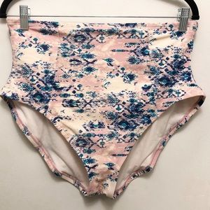 Adore Me High Waist Swim Bottoms. Size 1X
